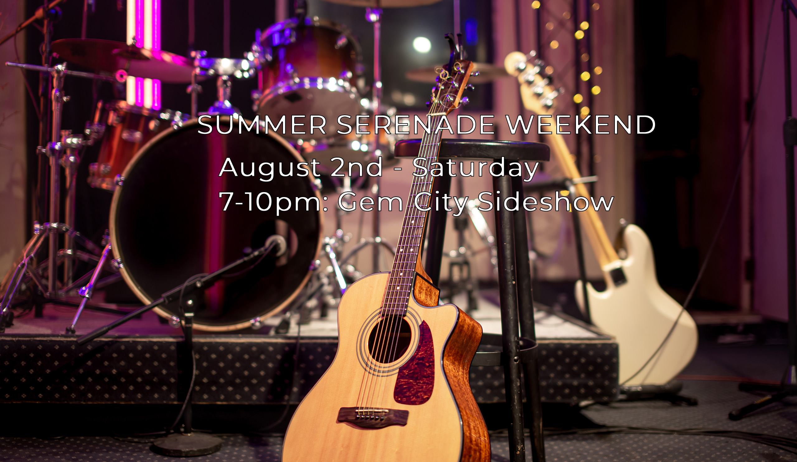 SUMMER SERENADE WEEKEND AT FOX HILL RV RESORT! ---- Live Music: Gem City Sideshow ---- JULY 31ST - Aug. 3TH